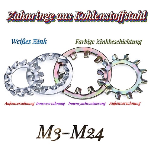 M24 zahnscheiben - m3-m24,