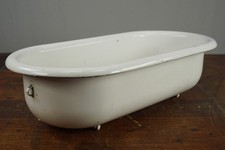 Vintage Email Kinder Badewanne