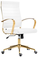 Bürostuhl Gold-Optik /