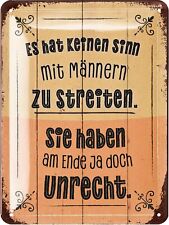 Retro Blechschild, vintage