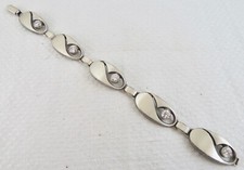 Armband 925/- Silber Bergkristall Finnland 1988 Sten & Laine Turku