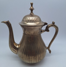 Alte Vintage Messing Teekanne