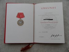 DDR Urkunde -