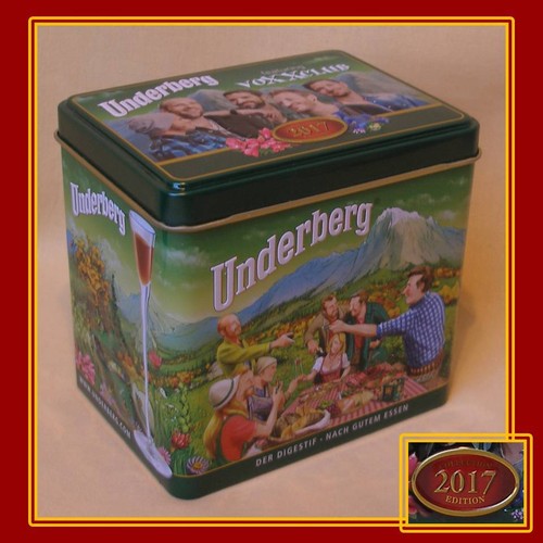 UNDERBERG,Dose,leer,Blechdose