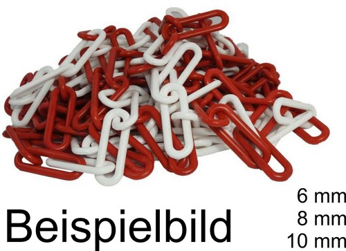 Absperrkette rot weiß - absperrkette, rot/weiß