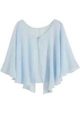 Neu Poncho Hellblau