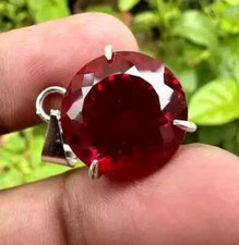 Natürlich Rot Rubin Rund