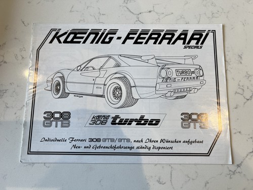 Koenig ferrari prospekt mit - prospekt,