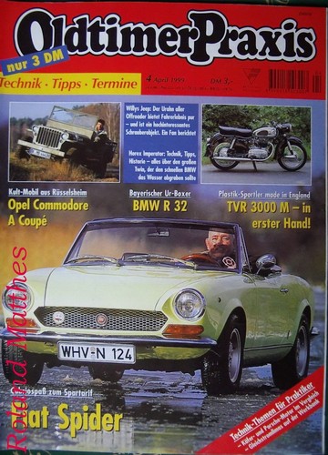 Oldtimer praxis fiat 124 - oldtimer, 4-99+fiat