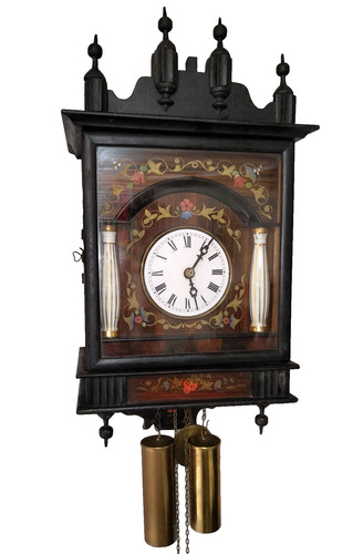 Antik biedermeier wanduhr - antik,
