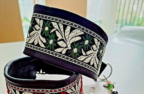 Halsband quaste echt - halsband, leder