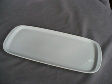 Arzberg Secunda 2075  weiß  Königskuchenplatte Servierplatte 35 x 15,5 cm ( 2 )