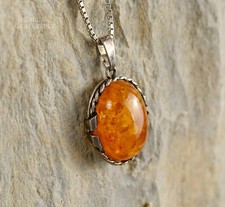 Anhänger Oval 835 Silber mit