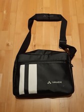 VAUDE Laptoptasche, Schulter- Tasche, Umhängetasche, 2 Fächer, Schwarz, Weiß