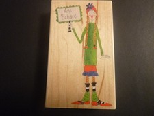 Miss Behave- Rubber Stamp -