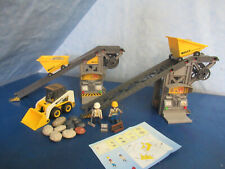 2 x 4041 Bau Baustelle Construction Förderanlage Figuren steine  PLaymobil 2568