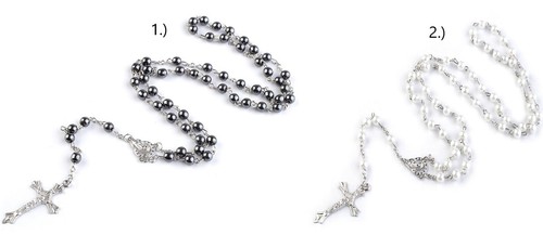 Rosenkranz kreuz gebetskette - rosenkranz,
