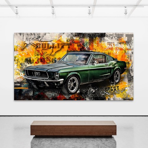 Leinwandbild ford mustang - ford,