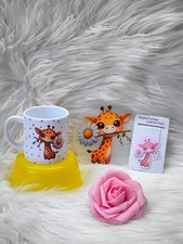 Tasse kunststofftasse lesezeichen bügelbild kinder geburtstag einschulung baby