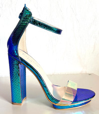 Sandalette mit breitem Absatz