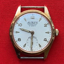 Vintage Schweizer HAU Artis Watch Co 15 Jewels  Wehrmachtswerk AS 1130