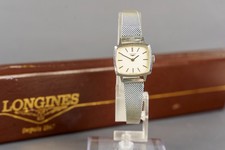 [W / Kiste ] Longines Handaufzug (Quadratisch) _Damen Uhr Vintage 22mm #2036
