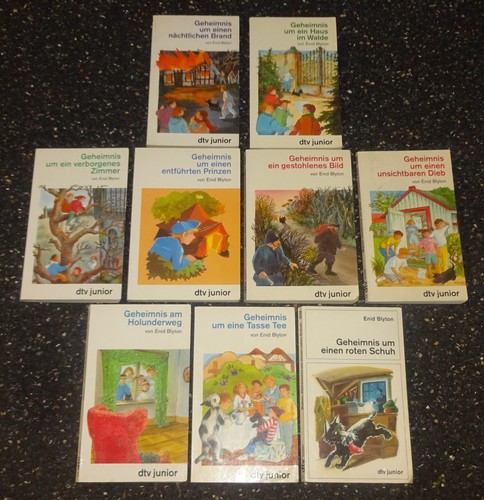 Geheimnis serie enid blyton - 9x,