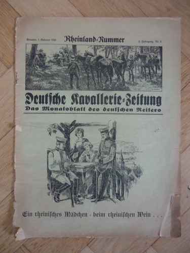 Deutsche kavallerie zeitung - deutsche,