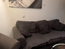 Couch mit Sessel und Hocker Modell Ektorp (Ikea)