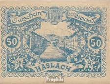 Banknoten Haslach 1920 Notgeld