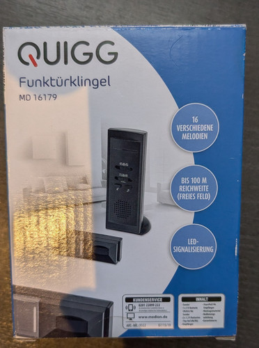 Funktürklingel quigg - funktürklingel,