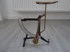 alte Briefwaage Messing Metall vintage Brief Waage