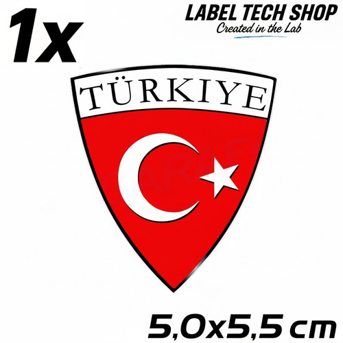 Türkei aufkleber türkiye - 1x,
