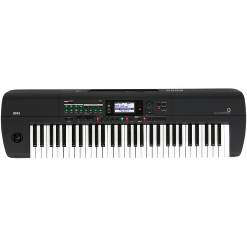 Korg black synthesizer - black,