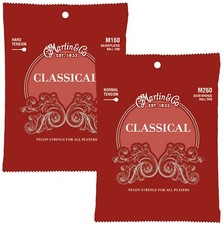 SATZ MARTIN M160 M260 KONZERT SAITEN FÜR CLASSIC GITARRE NYLONSAITEN HIGHTENSION