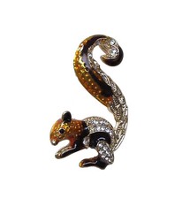 Schmuck Brosche Eichhörnchen
