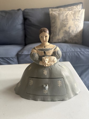 Künstlerdose frau mit katze - frau,