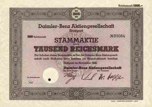 Daimler benz stuttgart - daimler, 1940
