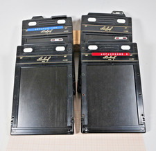 4 Stück Linhof 4x5" Doppelplanfilmkassett mit Auswerfer - Sheet Cut Film Holder 