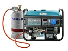Gas/LPG u. Benzin Generator
