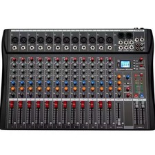 DEPUSHENG DX12 Professional Audio Mixer 12 Kanal Studio Audio Konsole USB UK