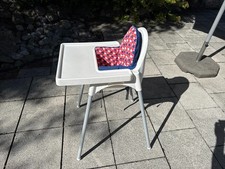 Ikea Kinderhochstuhl Antilop mit Tablett/Tisch & Stützkissen
