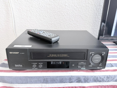 Vhs vcr sharp mh671 hifi - vhs, vc
