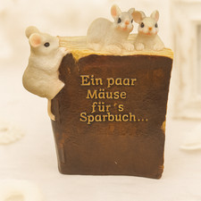 Spardose mäuse sparbuch - spardose,