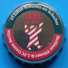 Aktions Kronkorken aus Berlin 2025,  Bottle Cap, Fußball, Union Berlin,  Tapi 