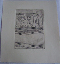 Michael Morgner*1942 "Erotische Landschaft",Aquatinta,28/50,1976 dat.u.sign.,Pla