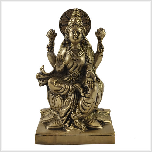 Lakshmi statue 19cm messing - statue,
