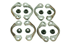 Kawasaki GPZ 1100 ZXT10E 1995-1998 Brieden Halteschellen Krümmermuttern