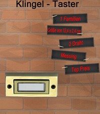 Klingeltaster Klingelplatte