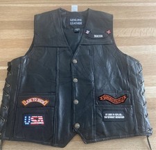 Biker Kutte LIVE TO RIDE Gr. XL neu